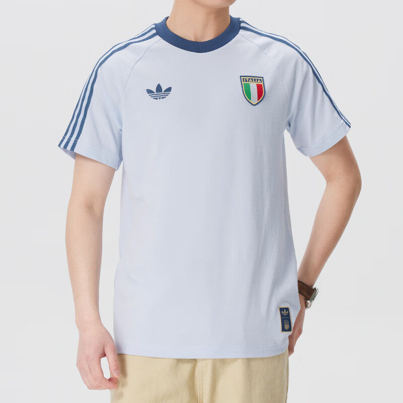 adidas阿迪达斯男装26夏季运动跑步舒适透气休闲短袖T恤 JY9624