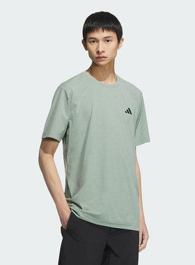 Adidas阿迪达斯新款男士经典休闲圆领宽松运动短袖T恤KC3092