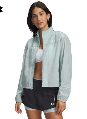 26新款UA安德玛女子外套Explor Trail Run立领运动夹克6009560