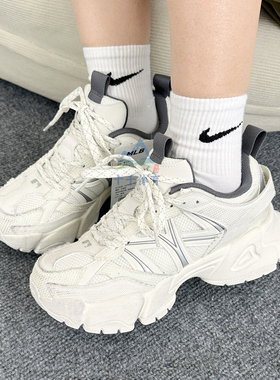 25秋季新款MLB老爹鞋男女NY复古做旧脏脏鞋运动休闲鞋3ARNP025N