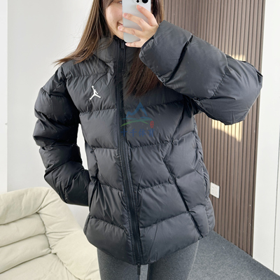 乔丹男子运动休闲防泼水棉服外套