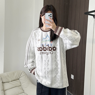 KS5957 SWEATER毛衣套头衫 KS5956 adidas阿迪达斯三叶草男子RS