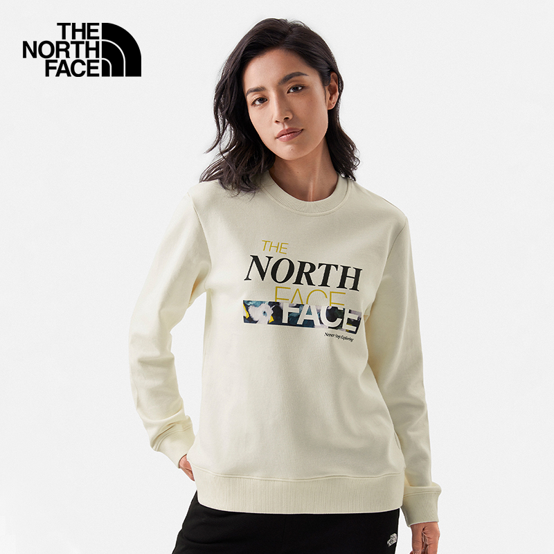 北面户外运动针织休闲保暖卫衣衫