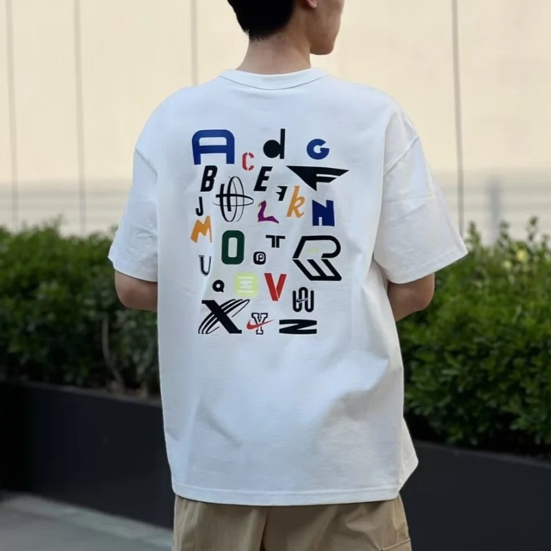 25新款Nike耐克短袖男子复古印花宽松休闲圆领纯棉运动T恤HQ9152