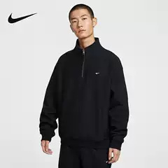Nike Nike Sweatshirt Men's 25 Autumn and Winter Sports Casual Knitted Warm Half-Zip Stand-Up Collar Pullover Hv1095