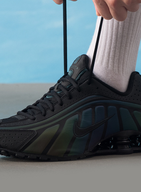 NIKE耐克男25新款SHOX R4气柱休闲耐磨缓震透气运动跑步鞋IM6596