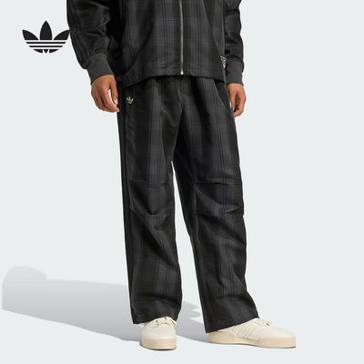 阿迪达斯三叶草男子梭织直筒长裤