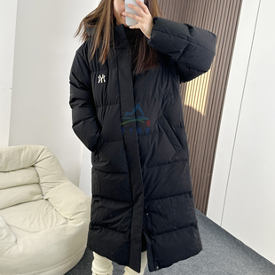 连帽棉羽外套3ADJV4056 MLB羽绒服男女NY防水鹅绒长款 25冬季 新款
