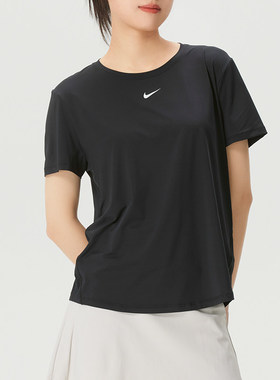 26新款Nike耐克短袖女士训练休闲运动宽松透气舒适圆领T恤FN2799