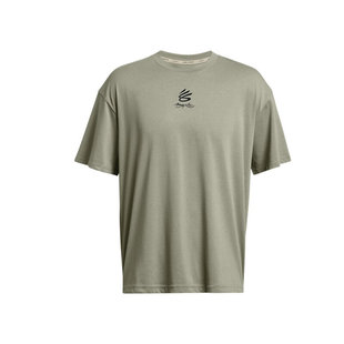 安德玛UA短袖T恤男2024春季新款CURRY李小龙联名系列上衣1383313