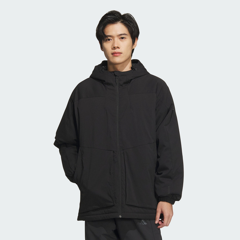 阿迪达斯暖芯科技运动夹克棉服男