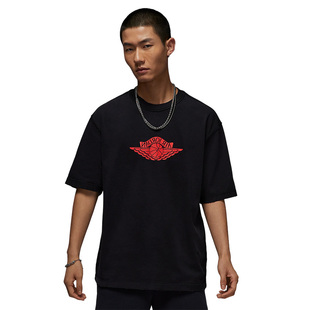 NIKE耐克乔丹JORDAN短袖男子2025夏季新款复古做旧纯棉T恤IB3131