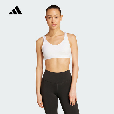 阿迪达斯女子中强度瑜伽运动文胸