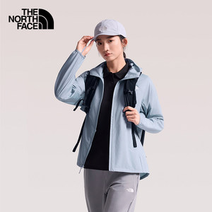 北面新款户外可打包连帽防晒衣女