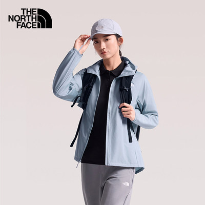 北面新款户外可打包连帽防晒衣女