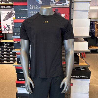 UA安德玛短袖男子圆领运动T恤