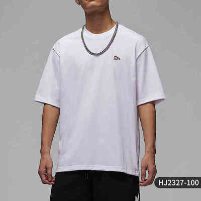 耐克短袖男子刺绣运动鞋贴片T恤