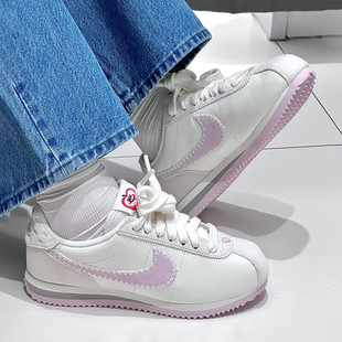 Nike耐克CORTEZ女子运动鞋25春季新款低帮复古轻便休闲板鞋HV6012