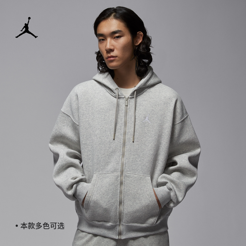 Nike耐克乔丹男超宽松连帽衫春季OVERSIZE风加绒卫衣JORDANIB7232