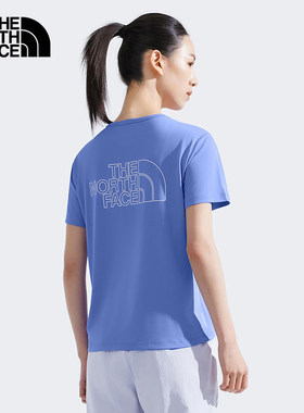 TheNorthFace北面女士户外Sun Chase速干防晒圆领短袖运动T恤8CYX