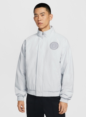 Nike耐克男子25冬季新款运动休闲宽松网球加绒梭织夹克外套HQ1745