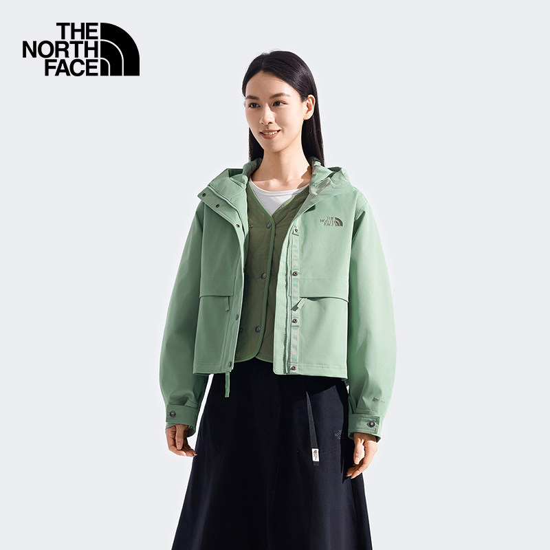 北面女子二合一棉服冲锋衣外套