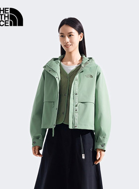 北面女子二合一棉服冲锋衣外套