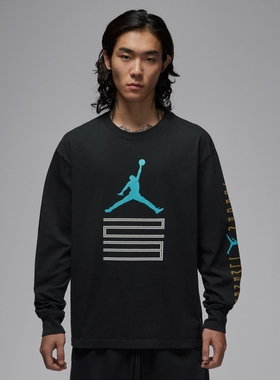 25冬季新款Jordan耐克乔丹BROOKLYN AJ11 男子印花长袖T恤IM6508