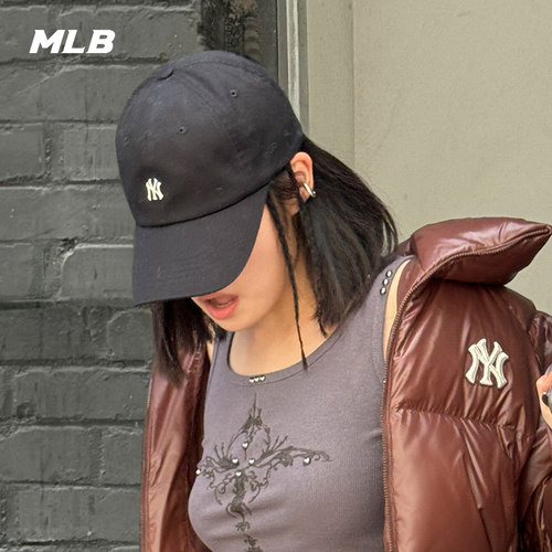 MLB男女NY刺绣小标软顶棒球帽