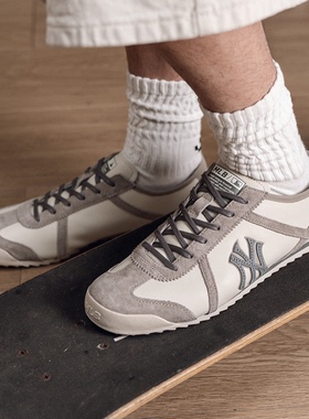 MLB男女休闲26春季新款时尚舒适通勤运动复古百搭薄底鞋3ASXEE16N