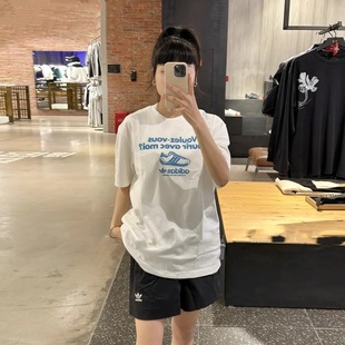 JX2630 T恤JX2629 Adidas阿迪达斯三叶草男子短袖 针织透气休闲半袖