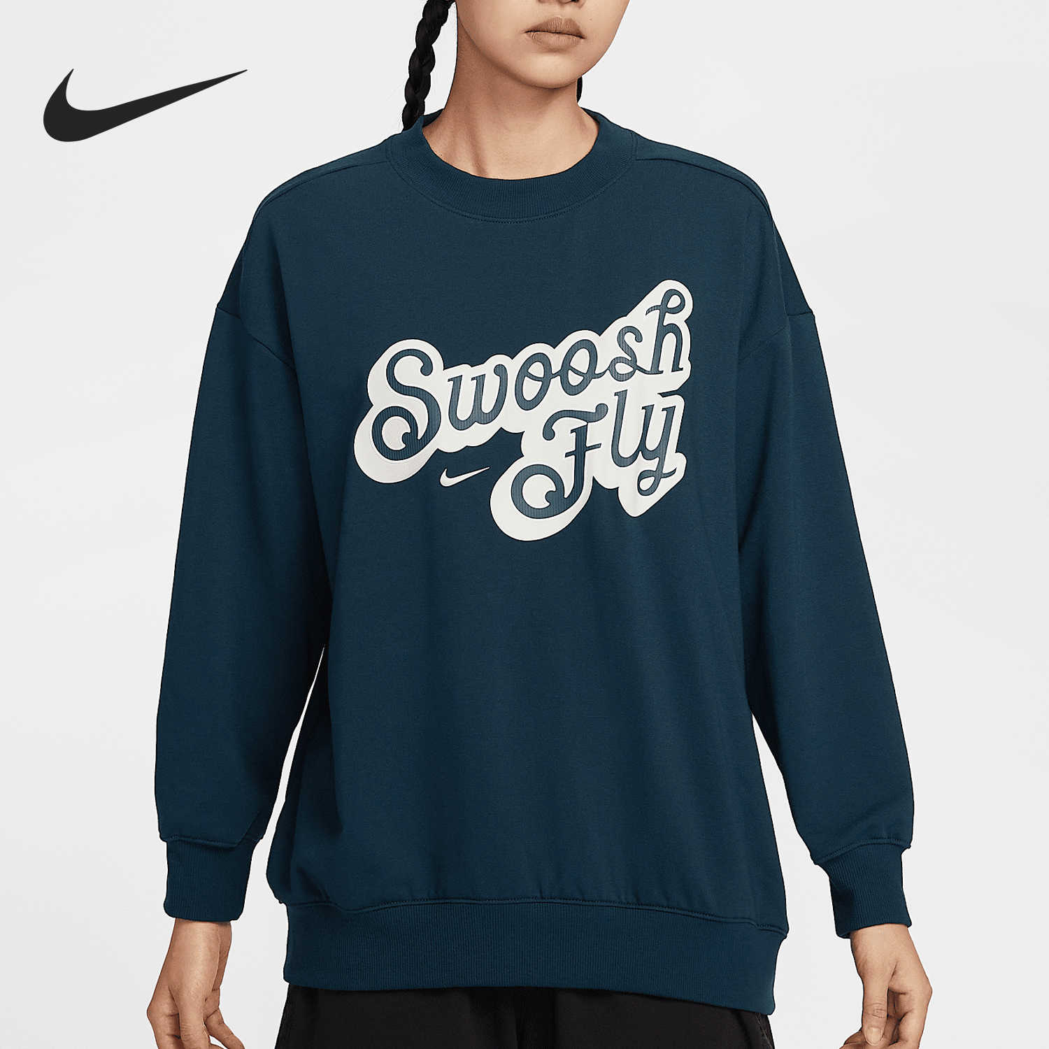 NIKE耐克女子运动休闲套头衫卫衣