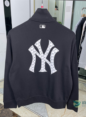 MLB外套男女情侣同款后背印花时尚休闲潮流运动夹克3ATRM0441