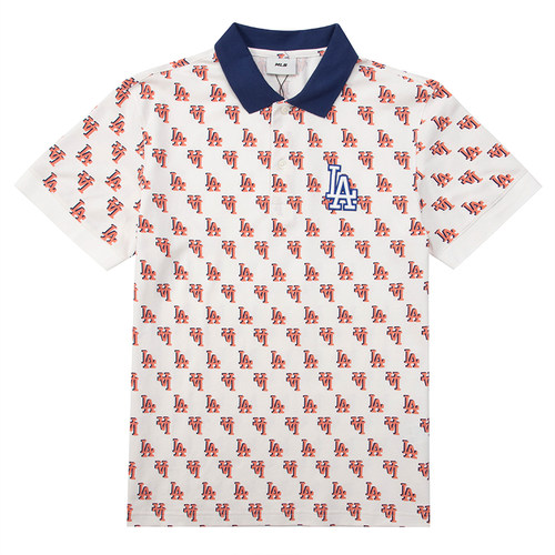 MLB男女满标翻领休闲运动T恤