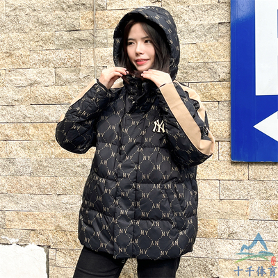 MLB男女NY复古老花羽绒服外套