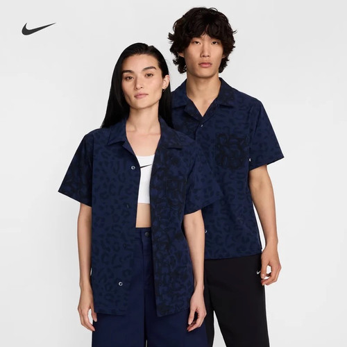 Nike耐克男女印花短袖衬衫