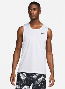 Nike耐克男子背心DRI-FIT READY夏季透气休闲速干训练短袖DV9814