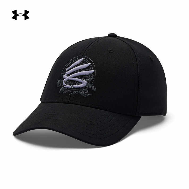 安德玛UA秋冬新款CURRY库里男子简约篮球运动棒球帽鸭舌帽6000950