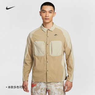 式 NIKE耐克男子防晒衬衣越野速干跑步衬衫 夹克HJ5080 新款 25夏季