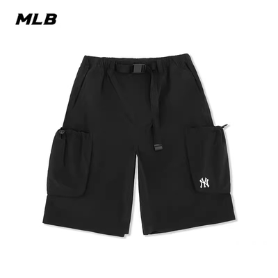 MLB男女大口袋宽松休闲短裤