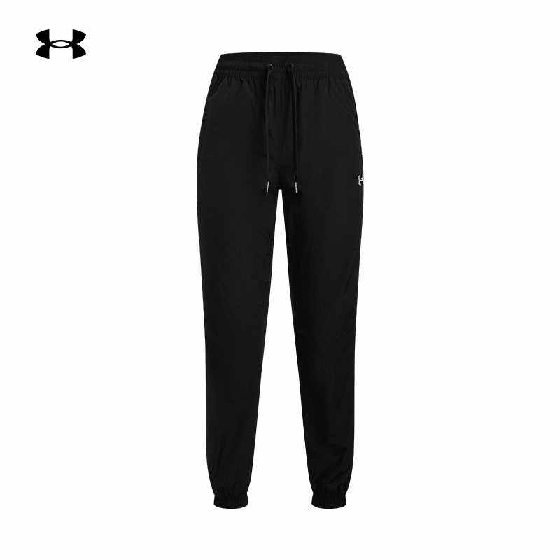 UA安德玛女子运动裤EF Crinkle Wvn梭织休闲薄款束脚长裤6005995