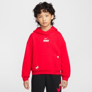 26年NIKE耐克SW FLEECE马年脱缰系列新年款 大童连帽衫 IQ3934 CLUB