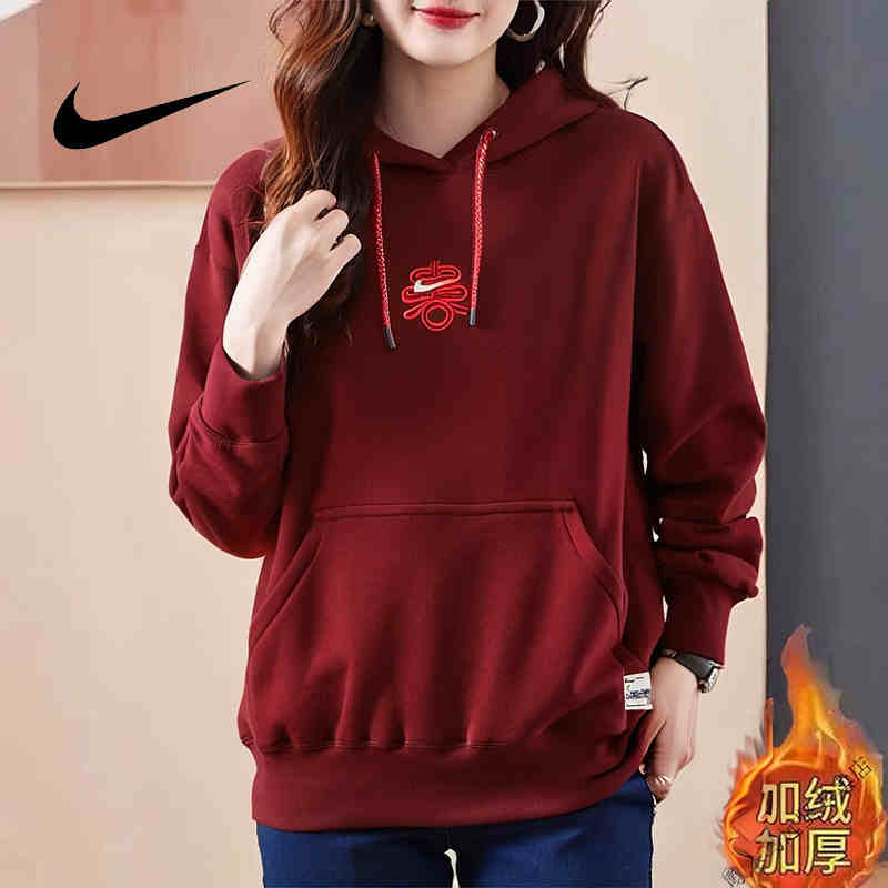 Nike耐克李梦同款连帽卫衣套头衫