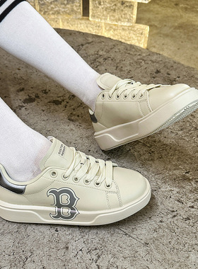 MLB运动鞋男女同款复古厚底麦昆鞋运动百搭休闲板鞋3ASXCCB3N