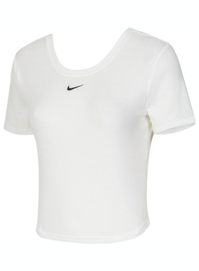 耐克Nike新款短袖女AS W NSW NK CHLL KNT MRIB SS TT恤FN3665