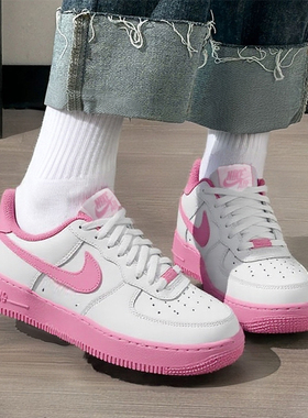 25秋季新款Nike耐克女鞋AF1空军一号复古板鞋大童运动鞋IB4411