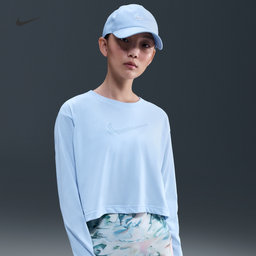 Nike耐克女运动速干圆领套头衫