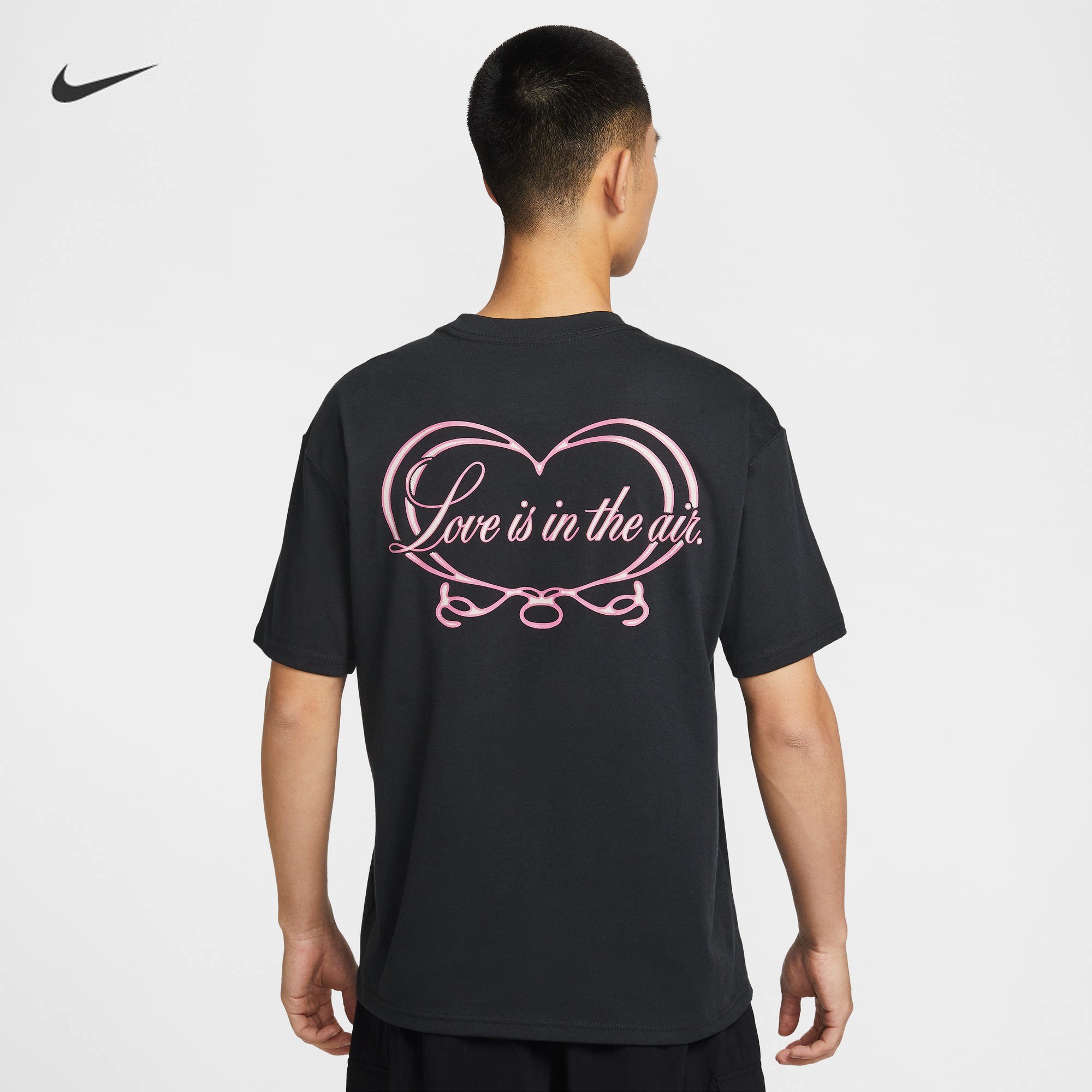NIKE耐克男子情人节宽松短袖T恤