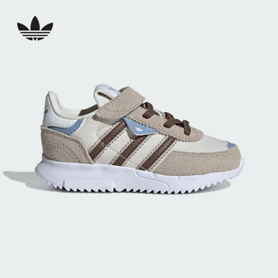 KI8788 Adidas阿迪达斯婴童三叶草轻便魔术贴运动休闲鞋 25秋季 新款