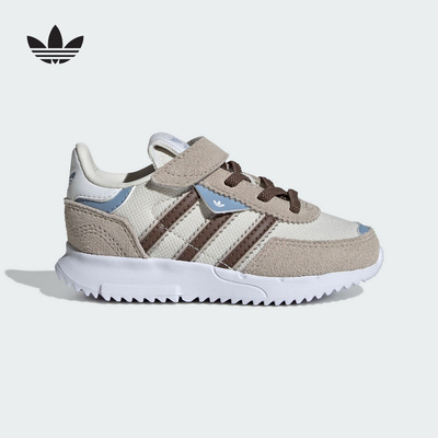 阿迪达斯婴童三叶草魔术贴运动鞋